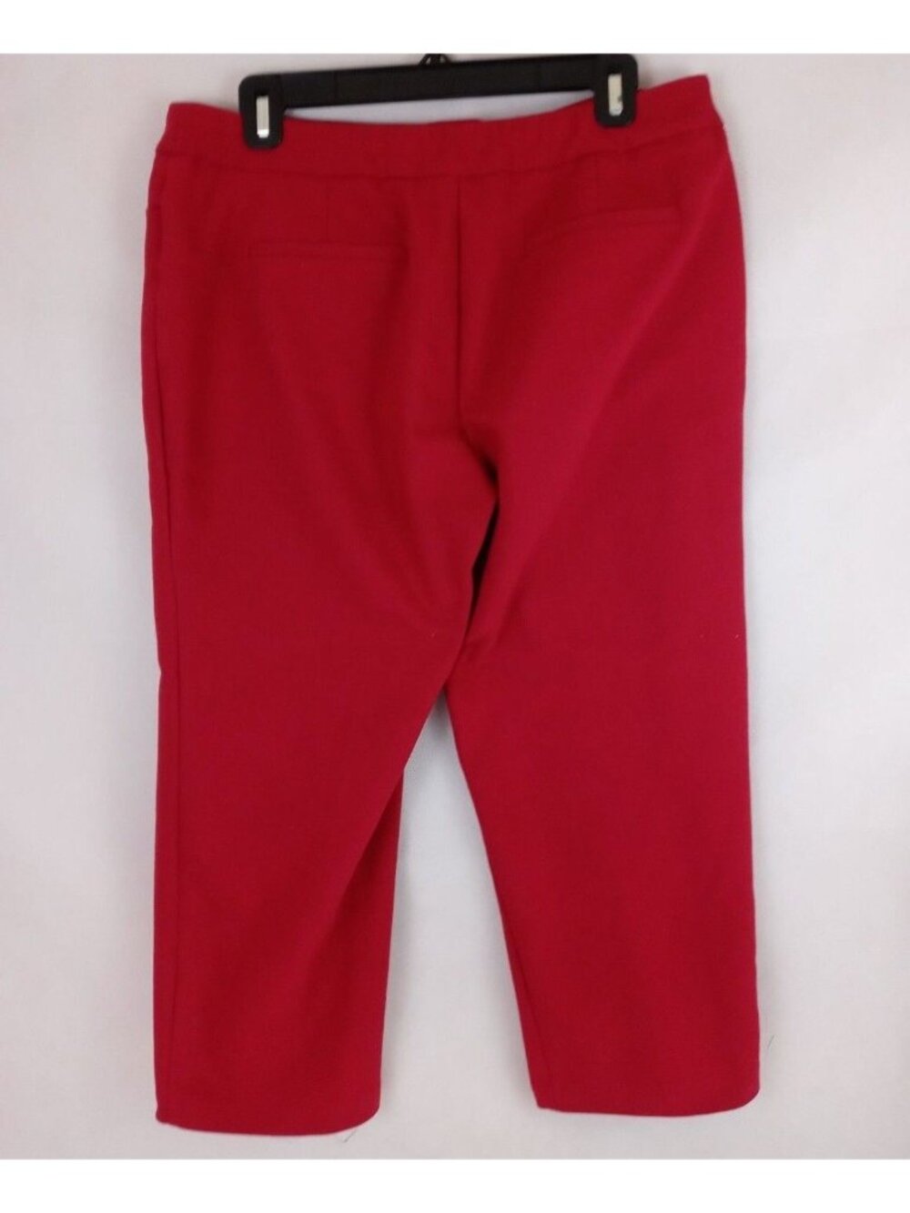 Investments Women's Red Casual Career Stretch Capri Pants Size 10